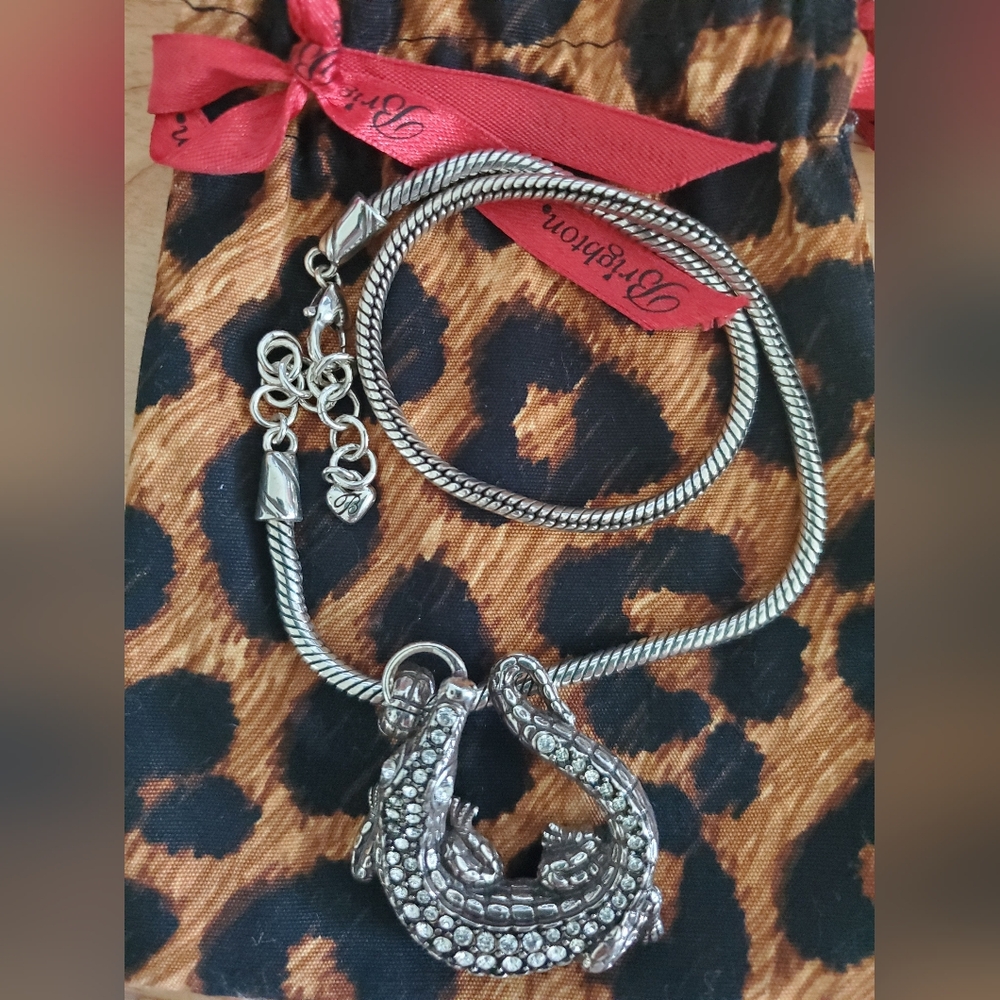 Brighton alligator necklace